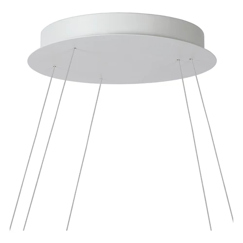 Lucide TRINITI - Lámpara colgante - Ø 80 cm - LED Regul. - 3000K - Blanco - detalle 1